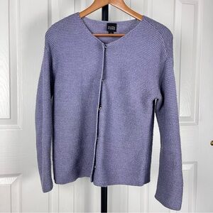 Eileen Fisher Jewel Neck Boxy Cardigan